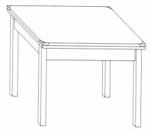Tavolo quadrato